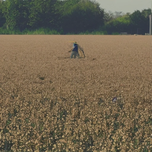 field with men working
, Trippy