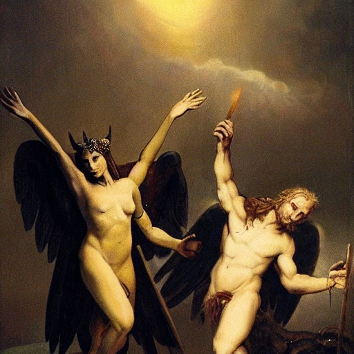 god and lucifer