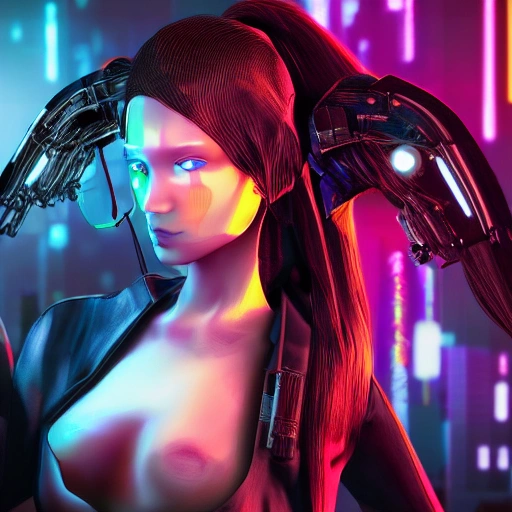 cyberpunk girl