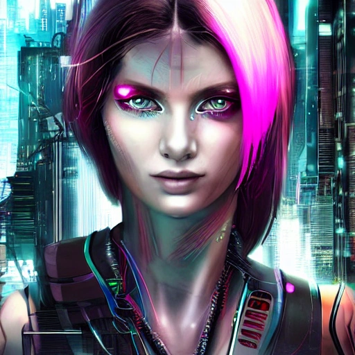 cyberpunk girl