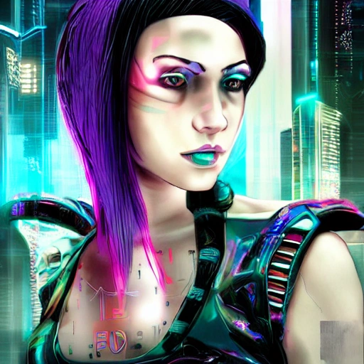 cyberpunk girl