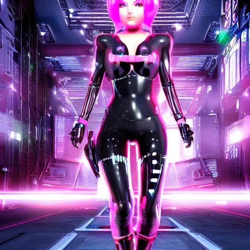 cyber girl 8k 3D