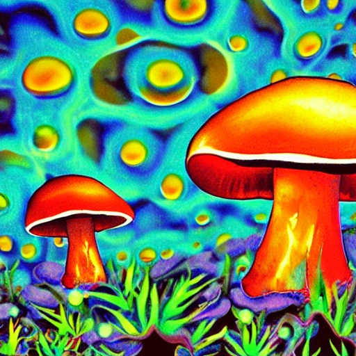 Mushroom, spiritual, ,Trippy