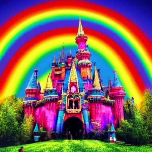 rainbow castle fondo magico, Trippy