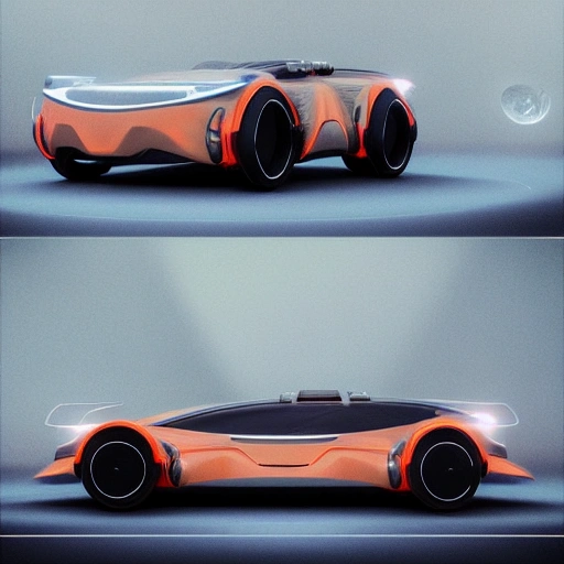 futuristic car concept, photorealistic, 8k, sci-fi, concept, simon stalenhag ,syd mead, insane detail, ash thorp, kyza, cyberpunk, collection