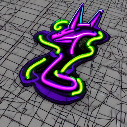 esferas del dragon neon , 3D