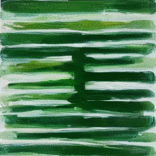 Simple background with green and white, head title 'Omniasig" and text "Cu toata increderea", Oil Painting