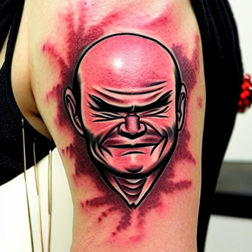 Red forman japanese tattoo