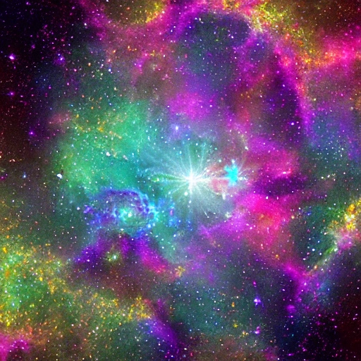 Cosmic cannabis galaxy: Depict a lush and vibrant cannabis plant floating in the vastness of space, surrounded by stars, nebulae and other celestial objects. Use bright colors and intricate details to make the plant stand out. Include elements such as gold, iridescent blue, rainbows and more. 8K resolution, art station, v ray, ray tracing, HDR., Water Color