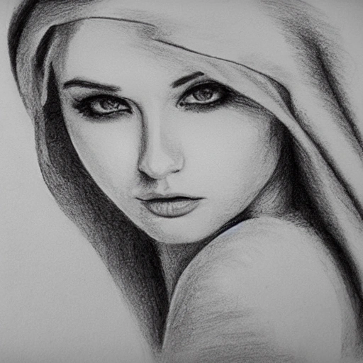 Машина, Pencil Sketch