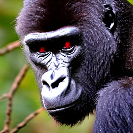 MECA GORILLA, NIGHT, RED EYES
