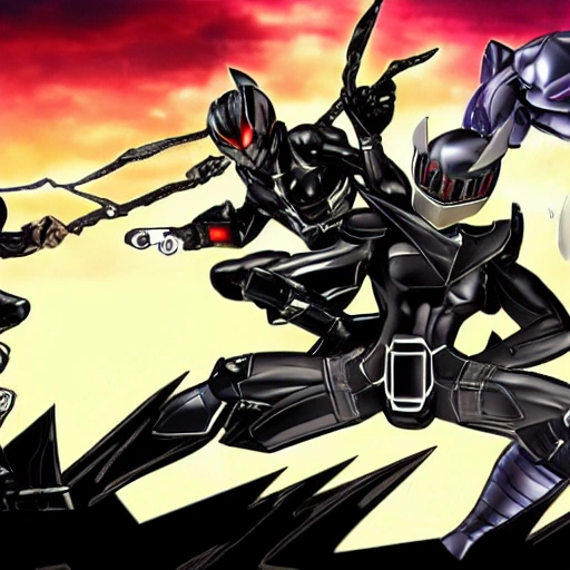 Kamen rider blackthunder vs kamen rider evil