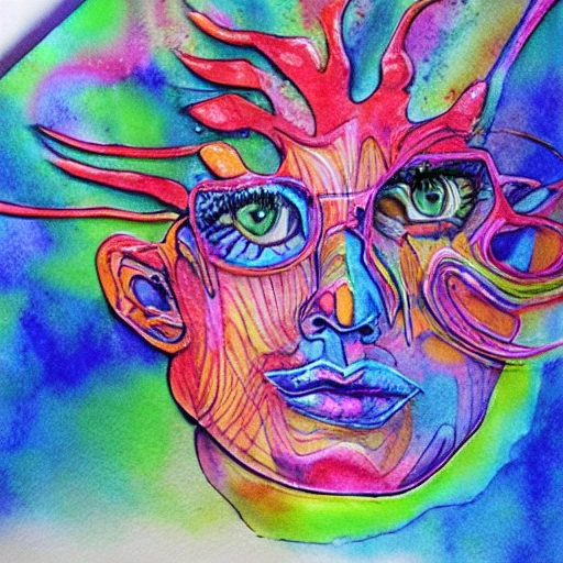 amor arraigado , Trippy, Water Color, 3D