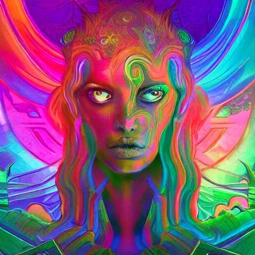 a perfect portrait of castle, an extremely psychedelic experience, colorful, surreal, dramatic lighting, LSD, detailed face, intricate, elegant, highly detailed, digital painting, artstation, concept art, smooth, sharp focus, illustration
