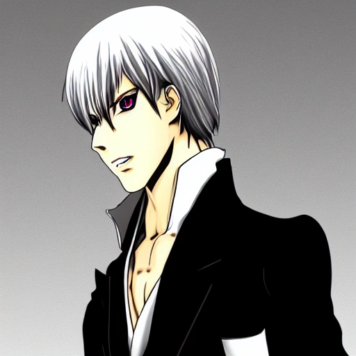 face like aizen souske, anime, classy person, aristocrat persona