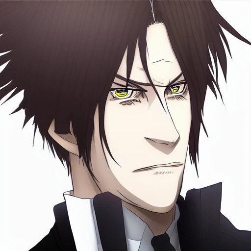 face like aizen souske, anime, classy person, aristocrat persona