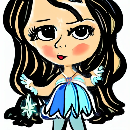 Crystal girl, Cartoon