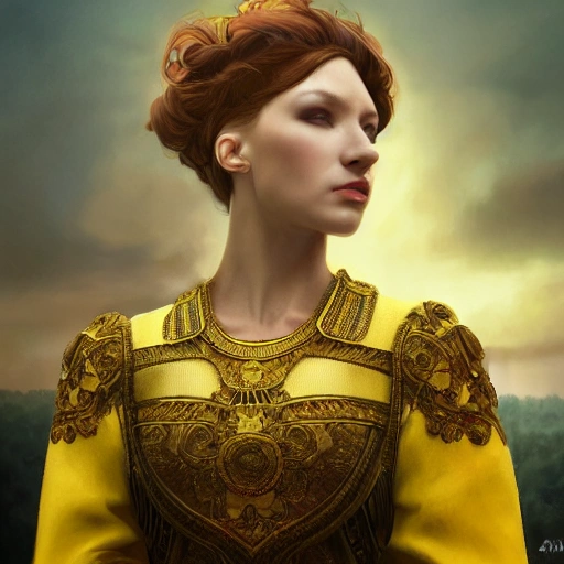  mdjrny-v4 style portrait, traditional handmade dress ukraine, armed female ,ultra realistic, concept art, elegant, ((intricate)), ((highly detailed)), depth of field, ((professionally color graded)), 8k, art by artgerm and greg rutkowski and alphonse mucha,Moskow in fire, Putin killer background, blood, Ukraine win, yellow, blue,