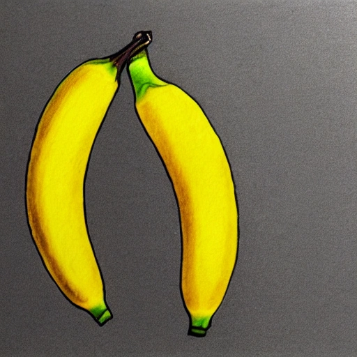 Bunch of Bananas Pen Drawing Print - Etsy