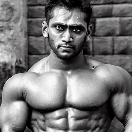 Asura,Chiseled face,Hunk,Indian