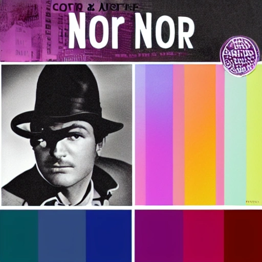 noir with color detective