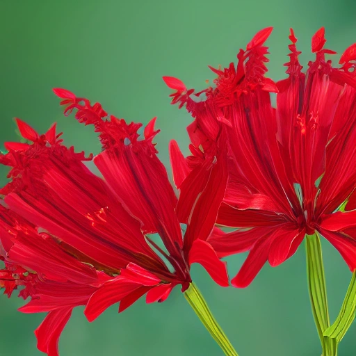 Lycoris Radiata flowers, photorealistic, 4k, hq