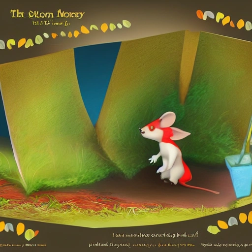 THE STORY OF SCAMPER, THE LITTLE MOUSE OF THE BIG FOREST IN THE POLLUTED CITY, FOR A CHILDRENS BOOK., 3D, Cartoon