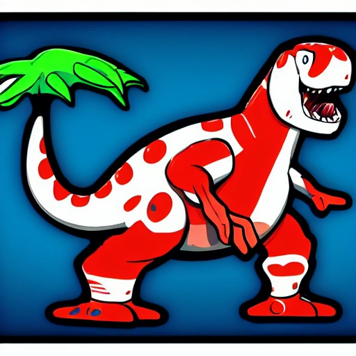 Dino medic azúcar candy, Cartoon