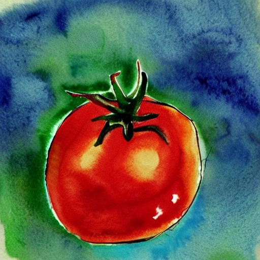 , Water Color super tomate
