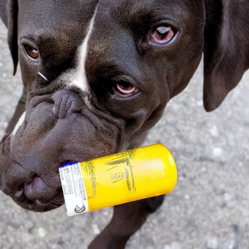 mezcla de perro y humano, sosteniendo una copa de vino en el medio de una tormenta