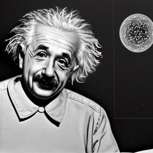 albert Einstein programing in apple mac book pro