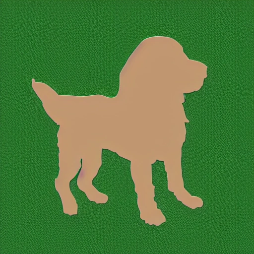  cocker spaniel logo, detailed, 3D