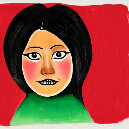 mexican katrina face illustration