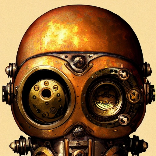 steampunk helmet fantasy art mask robot ninja stylized digital illustration sharp focus, elegant intricate digital painting artstation concept art global illumination ray tracing advanced technology chaykin howard and campionpascale and cooke darwyn and davis jack 