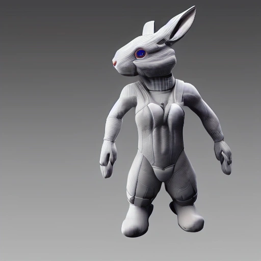 complex 3d render ultra-detailed, cyber rabbit, Science Fiction, cyber punk