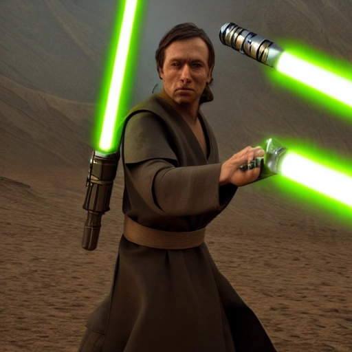 Jedi, clan style,  8k , realistic, fighting ultra 4k, star wars background, detailed,  lightsaber in the hand