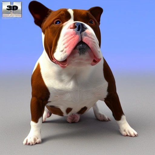 American Bully Xl, 3D