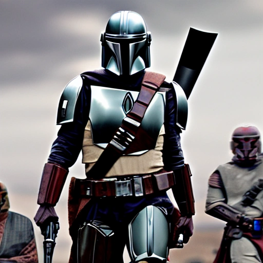 mandalorian clan style,  8k , realistic, fighting ultra 4k, star wars background