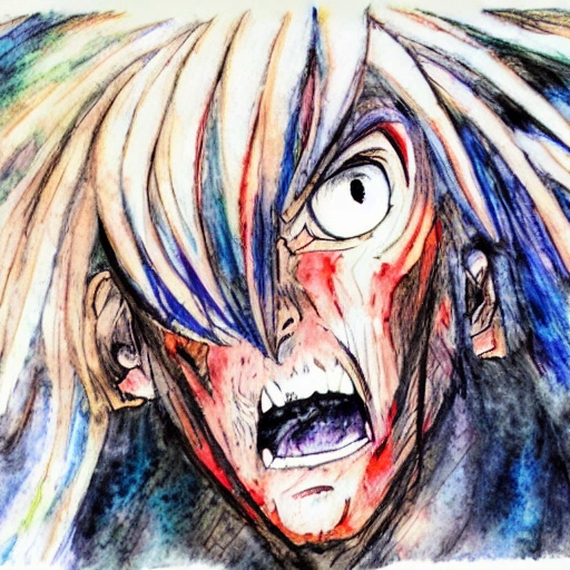 Berserk rage 
, Water Color