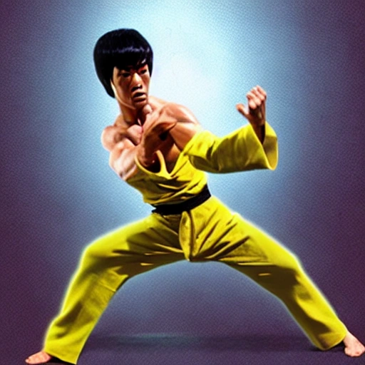 bruce lee pixar effect