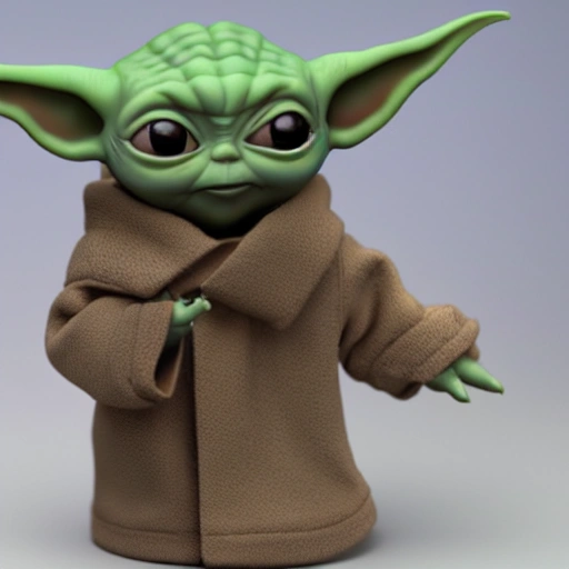 baby yoda chupete