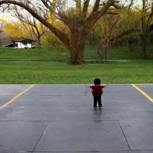 Boy, alone, watching the sky, it’s raining pianos., Trippy