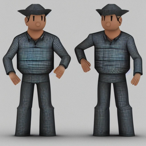 hombre pensando , 3D