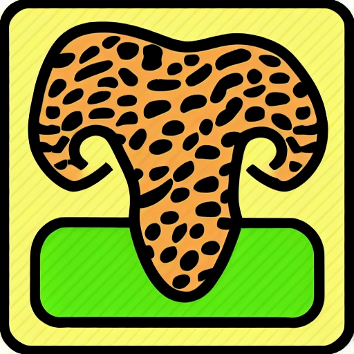 App icon, Fast, Speed, Cheetah, Letter P