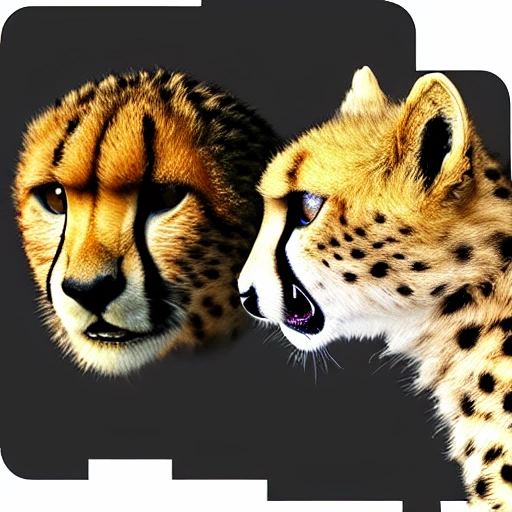 App icon, Fast, Speed, Cheetah, Letter P