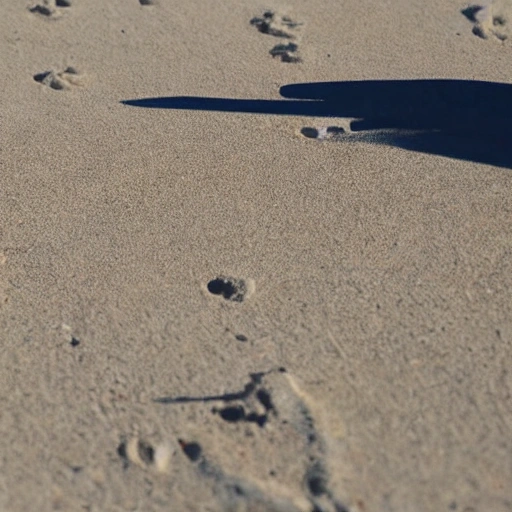 Una varita en forma de rama escribiendo en la playa un texto