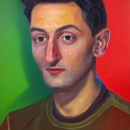Mixwell, oil painting, 8k