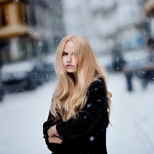Professional Photograph Full Body Of A Gorgeous Norwegian Girl Complety 