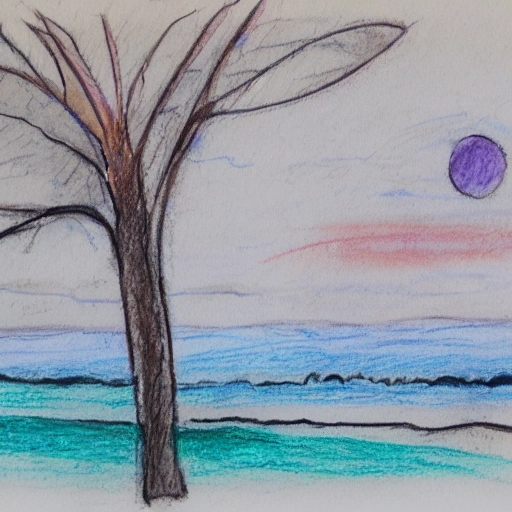 imagen para libro de un atardecer, Water Color, Pencil Sketch