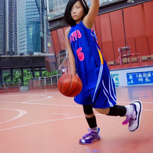 GIRL BASKERTBALL PLAYER IN HONG KONG 
